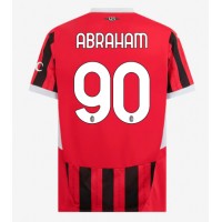 Stroje piłkarskie AC Milan Tammy Abraham #90 Koszulka Podstawowej 2024-25 Krótki Rękaw